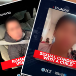 Ecuatoriano embistió un vehículo de ICE y protagonizó una persecución. ICE difundió su foto y la de otro ecuatoriano también detenido en otro operativo.
