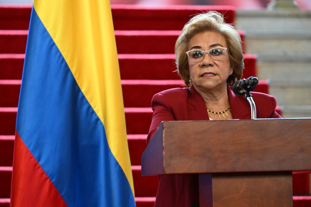 Rosa Yolanda Villavicencio llegó a Quito para reunirse con autoridades ecuatorianas. Foto: AFP
