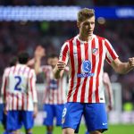 Alexander Sorloth marcó un hat trick frente a Brujas. Foto: AFP