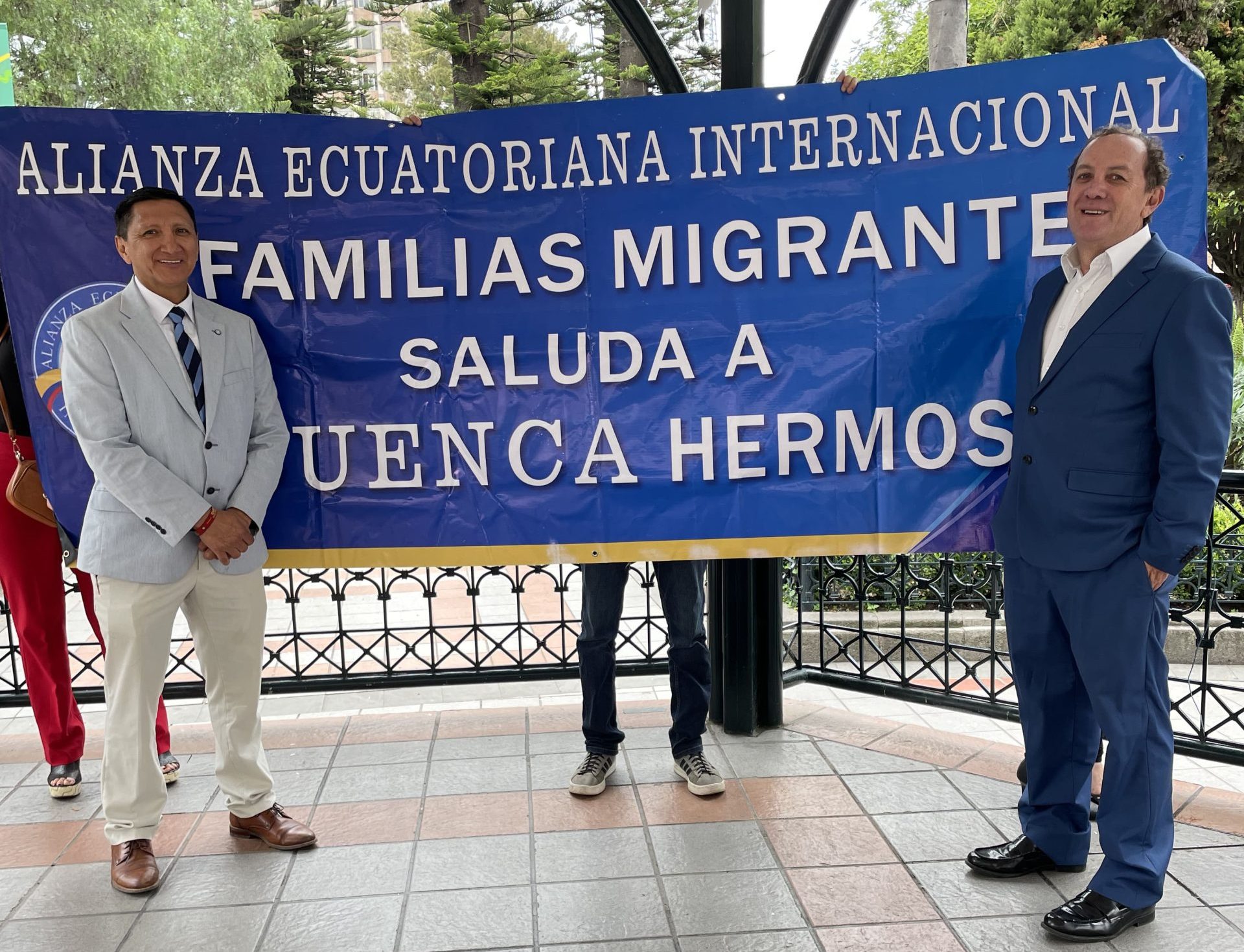 Walter Sinchi (I) lidera la asociación. Foto: El Mercurio