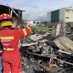 El incendio consumió todo el taller del hombre. Foto: El Mercurio