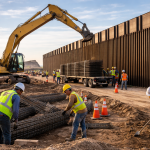 Detienen a un ecuatoriano que intentó camuflarse como trabajador en el muro fronterizo en los Estados Unidos (EE.UU).