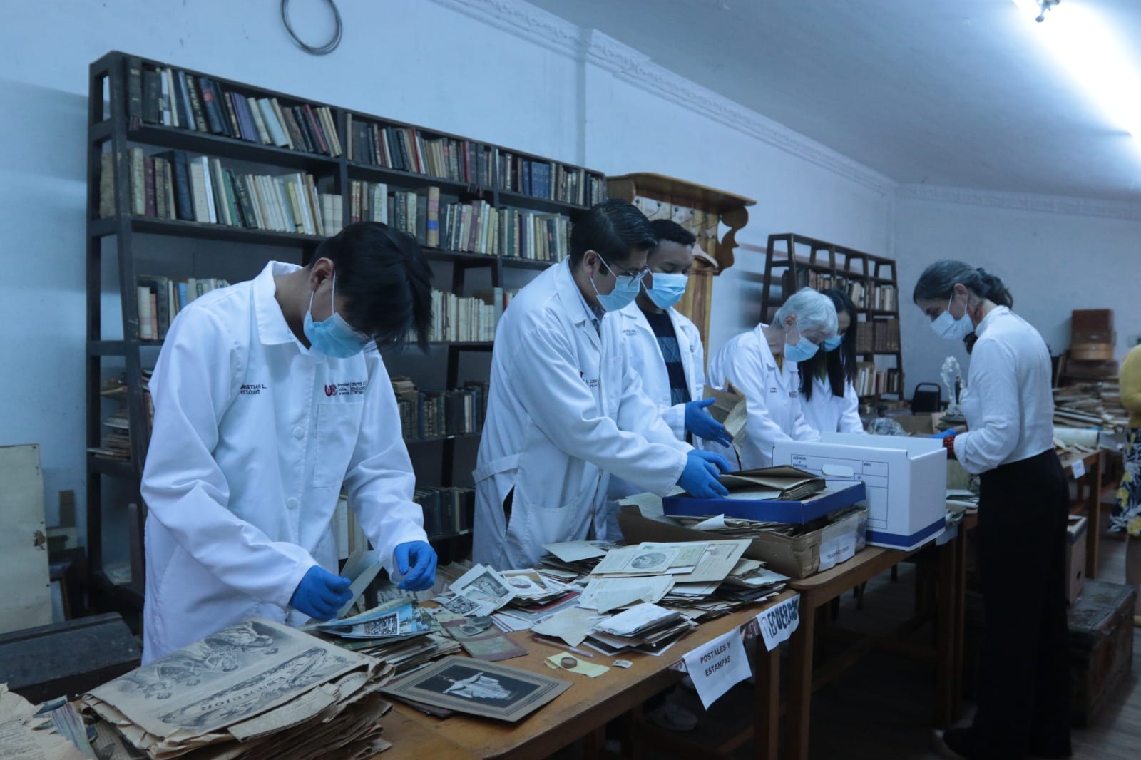 Conservación fondo epistolar Luis Cordero Crespo