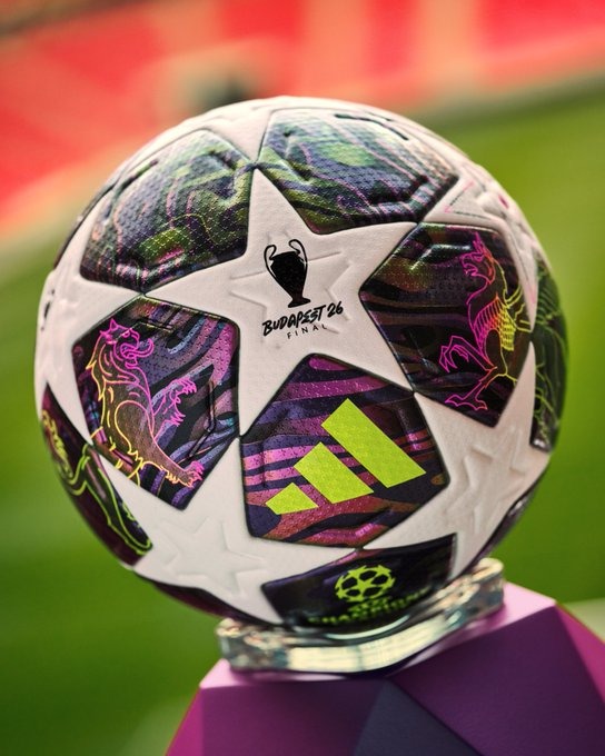 Este es el balón con el que se jugará la final de la Champions. Foto: UEFA