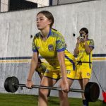 Natasha Arichábala, jugadora de Carneras UPS durante un entrenamiento.