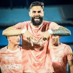 Jhon Chancellor celebra gol de la Católica. Foto: Universidad Católica