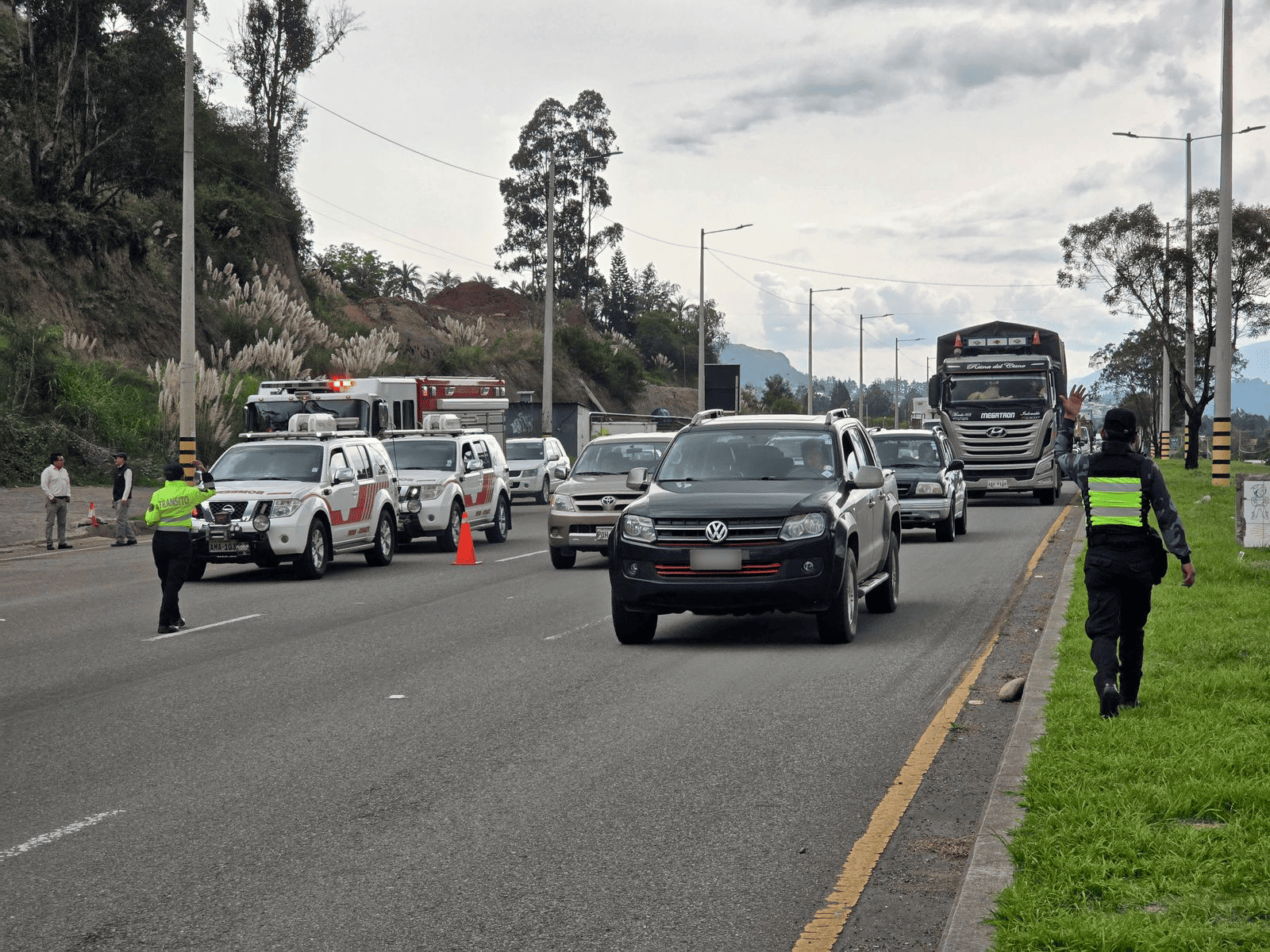 La autopista Cuenca-Azogues volverán a cerrarse. Foto: ETAPA EP