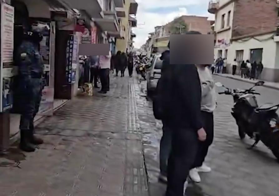 Personal de la Guardia Municipal Ciudadana atendió la denuncia ciudadana. /Captura del video publicado por la Guardia Ciudadana