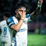 Alejandro Tobar celebra gol de Liga de Quito. Foto: Liga de Quito