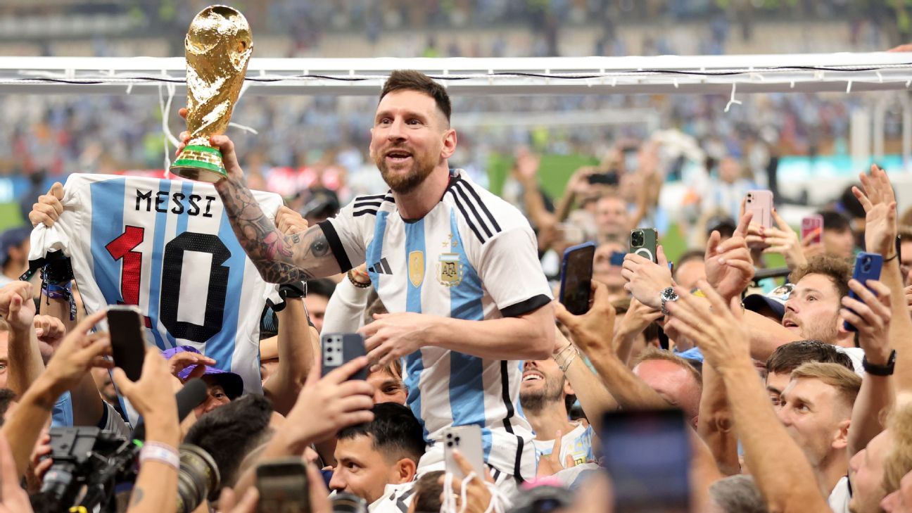 Messi celebra título del Mundial 2026. Foto: FIFA