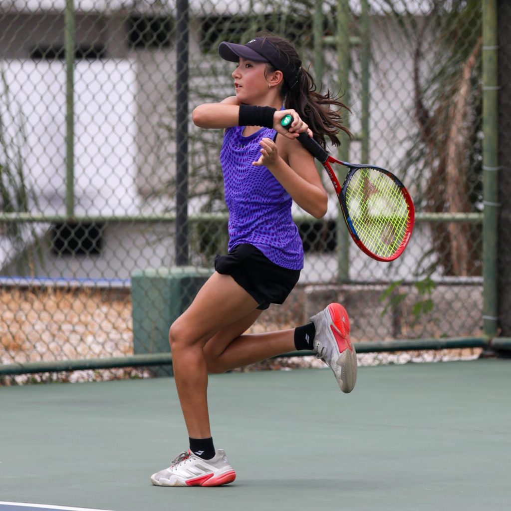 Nicole Ordóñez durante partido. /Foto: Cortesía