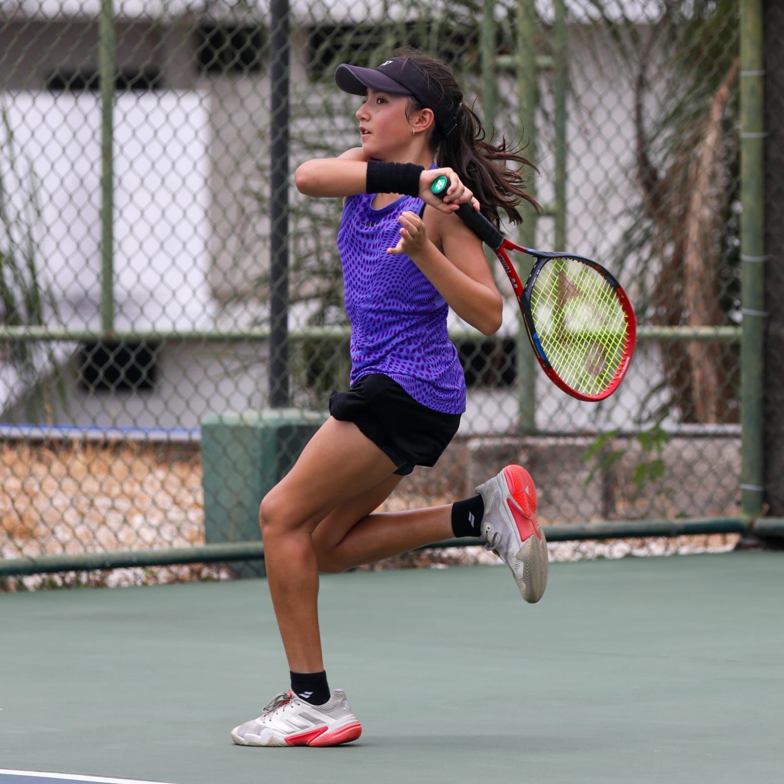 Nicole Ordóñez durante partido. /Foto: Cortesía