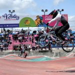 Incidencias de lo que fue la primera válida provincial de bicicross. /Cortesía