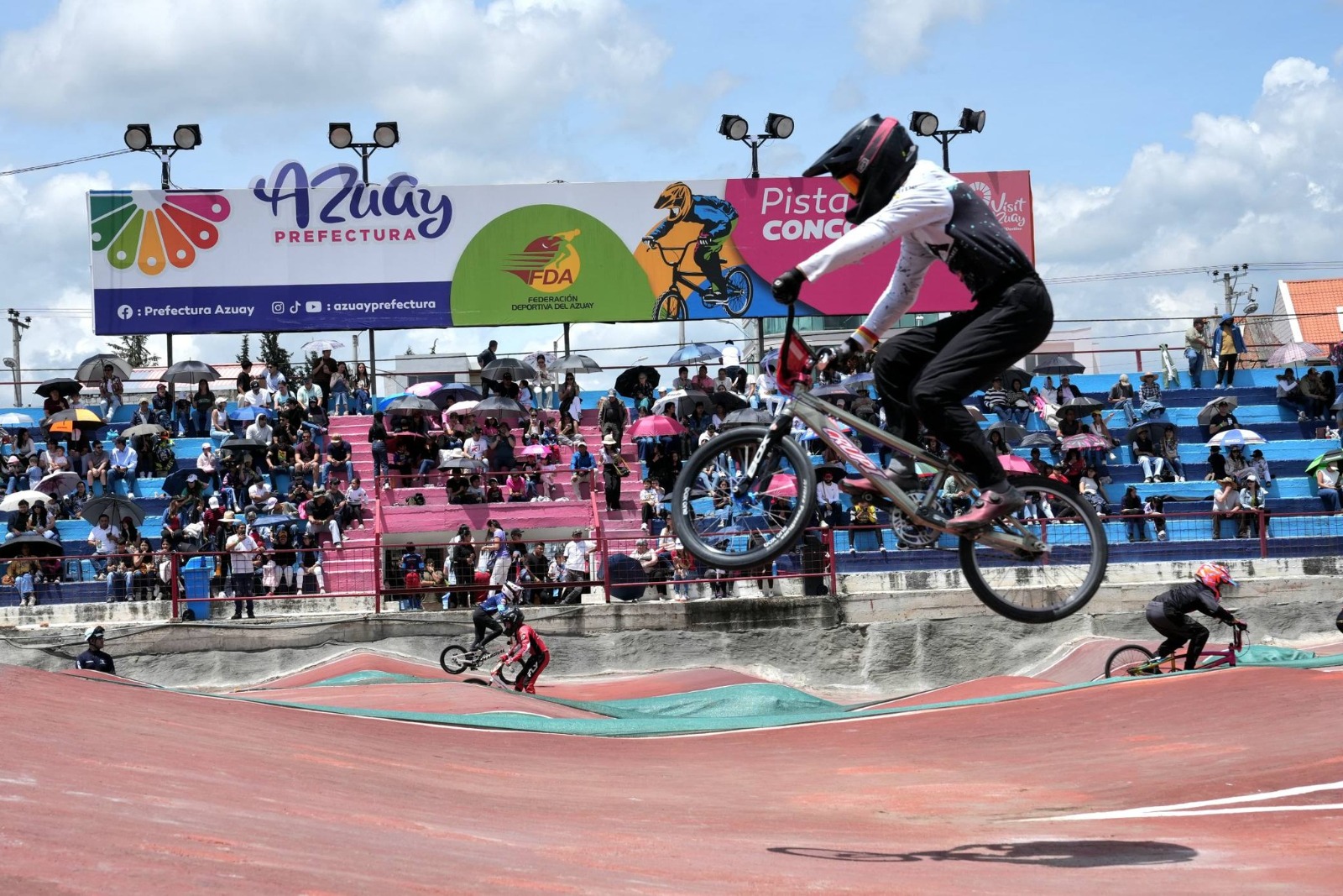 Incidencias de lo que fue la primera válida provincial de bicicross. /Cortesía