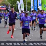 Deportistas durante el recorrido de la carrera. FMV