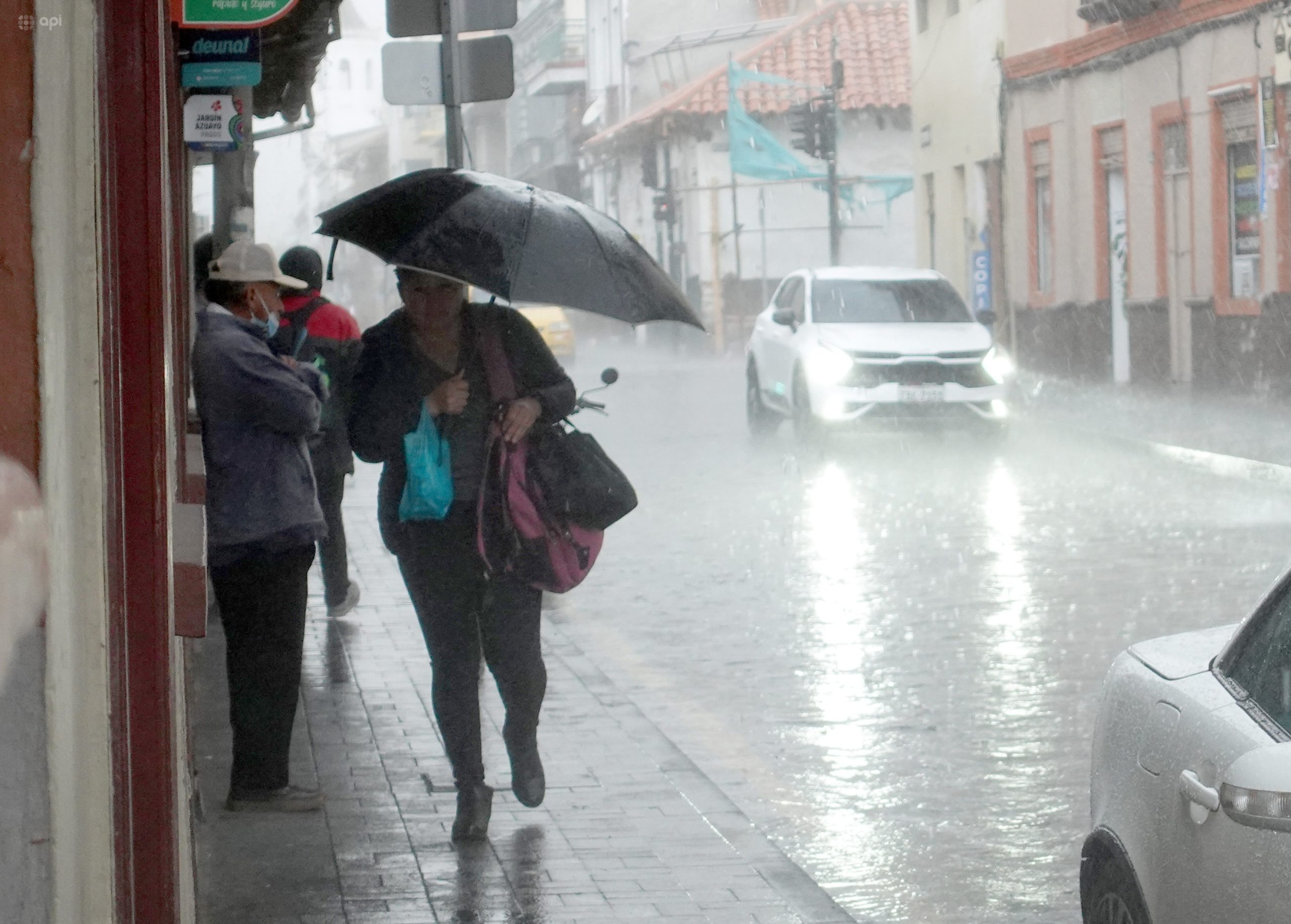Las lluvias se mantendrán en Cuenca por las próximas semanas. Foto: API