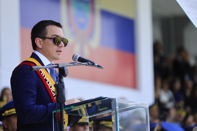 Noboa se reunirá con Trump este 7 de marzo. Foto: Presidencia