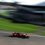 Oscar Piastri en la segunda prueba de la carrera que se disputará este fin de semana. Foto AFP