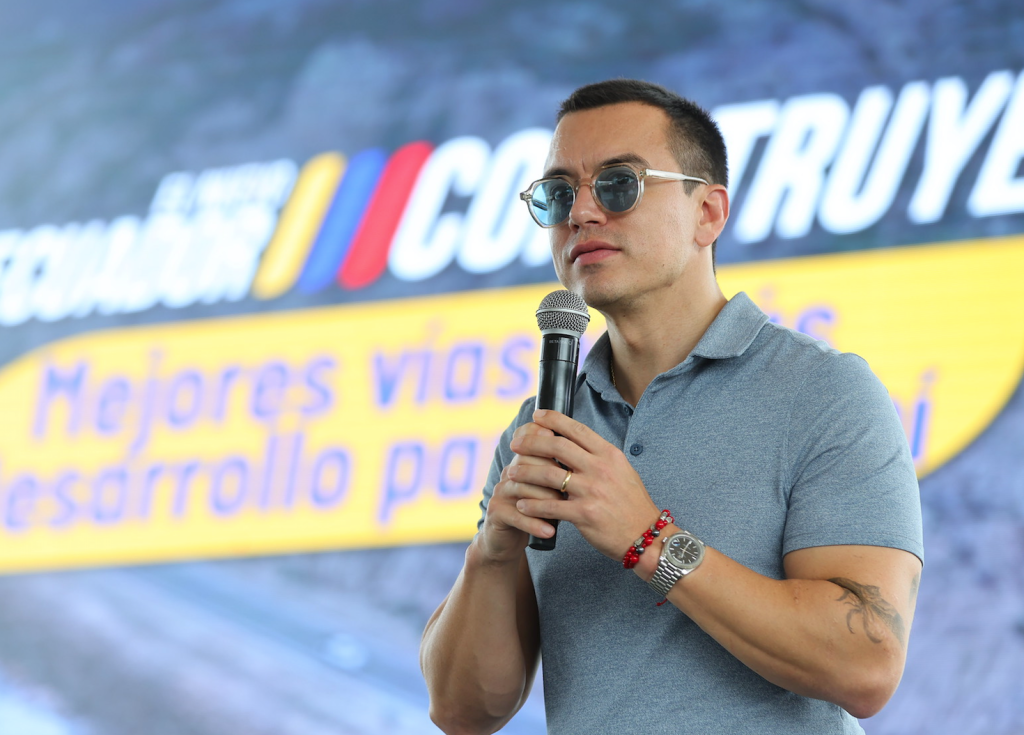 El presidente Daniel Noboa tiene prevista una agenda de actividades en Cuenca. /Cortesía