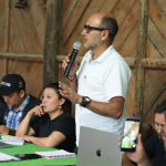 El prefecto Juan Cristóbal Lloret pidió recursos al BDE para solventar problemas en el puente de Sulupali, en Santa Isabel. /Cortesía