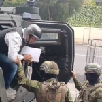 Santiago Diaz llegó a la Fiscalía para ampliar su versión sobre el caso Caja Chica. /ASM