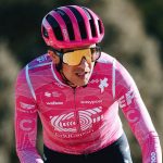 Richard Carapaz durante competencia. Foto: Richard Carapaz