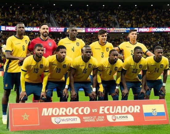 11 titulares de Ecuador ante Marruecos. Foto: La Tri