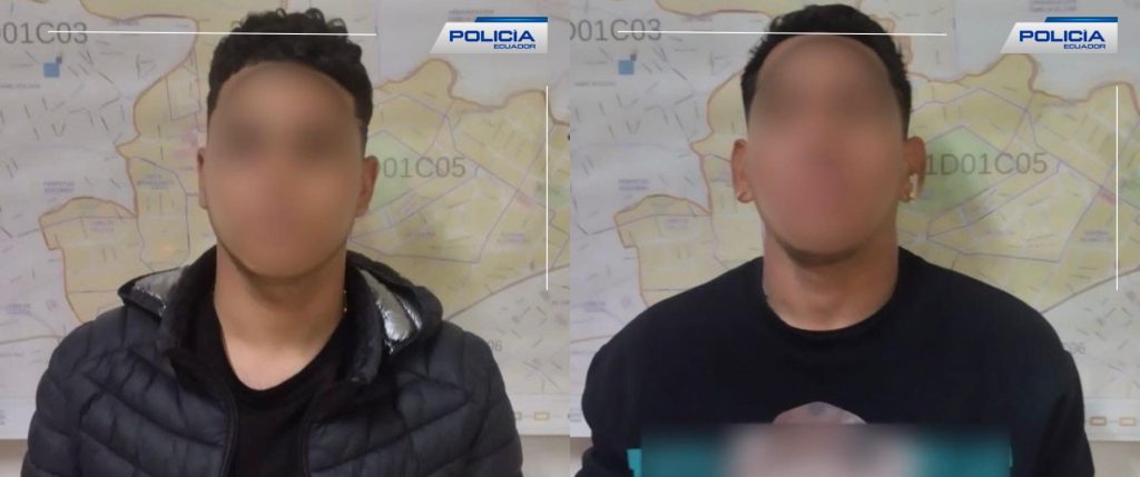 Dos hombres estarían involucrados en la muerte de una mujer en Cuenca. Foto: Policía Nacional