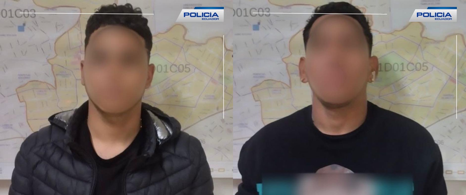 Dos hombres estarían involucrados en la muerte de una mujer en Cuenca. Foto: Policía Nacional