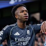 Vinicius celebra gol del Real Madrid. Foto: Real Madrid
