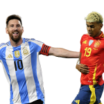 Cientos de hinchas esperan el duelo entre Messi y Yamil Yamal.