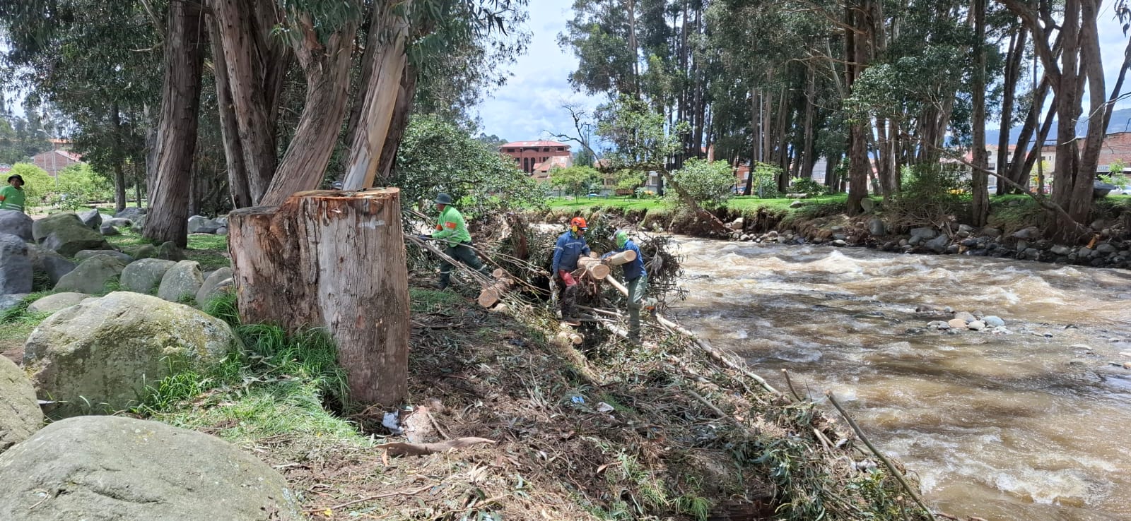 Caudal del río Yanuncay.