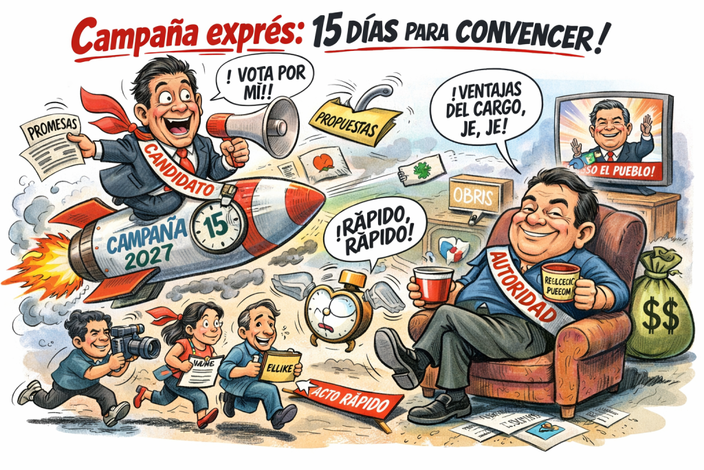 Campaña exprés: 15 días para convencer a votantes para las elecciones 2027 en las que se elegirá a alcaldes, prefectos, concejales, miembros de juntas parroquiales e integrantes del CPCCS.