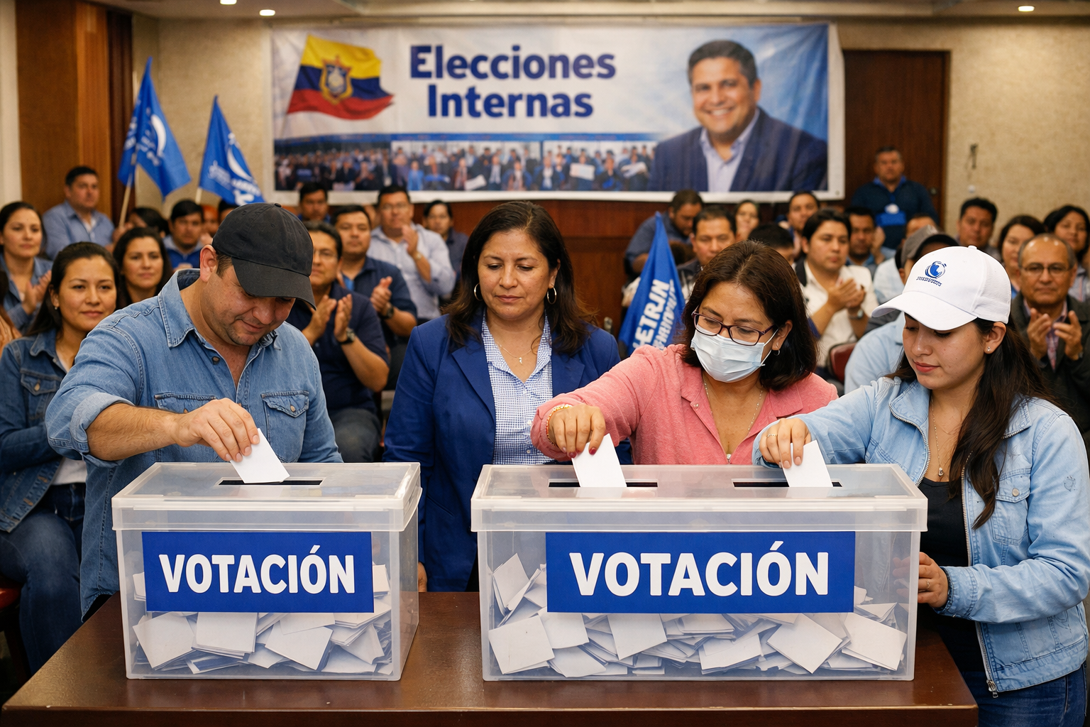 Tres opciones para elecciones internas para escoger candidatos. El Código de la Democracia regula estos procesos.