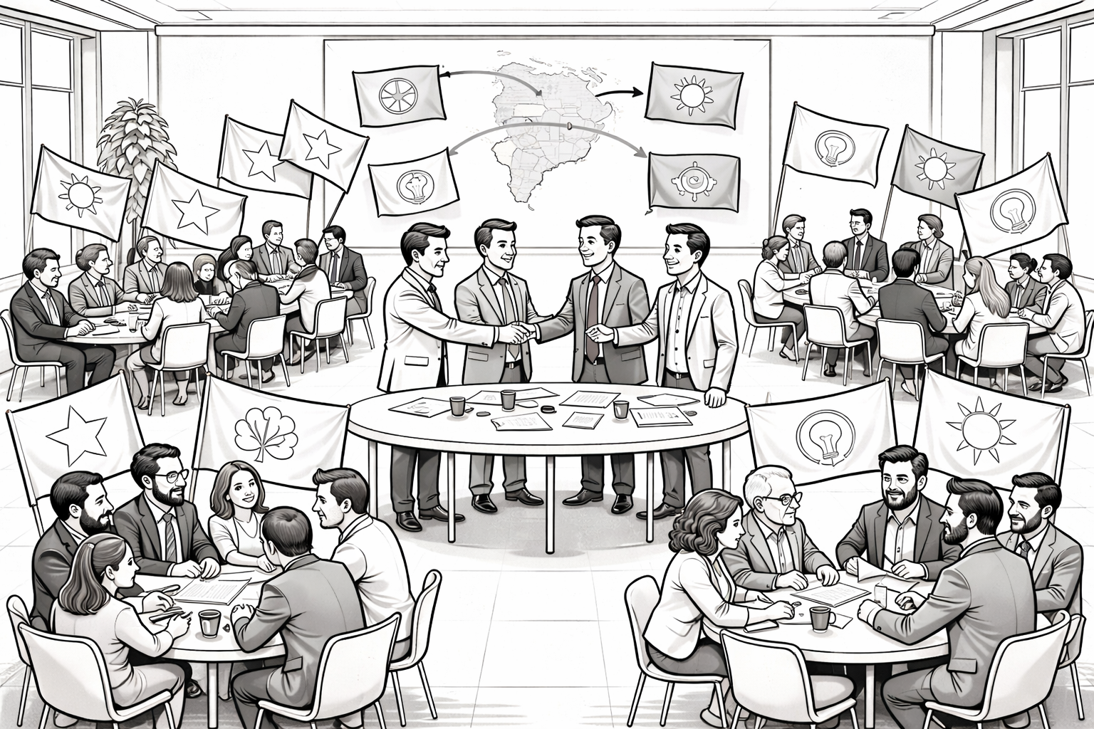 Las reglas para hacer las alianzas políticas. El plazo es hasta el 18 de julio.