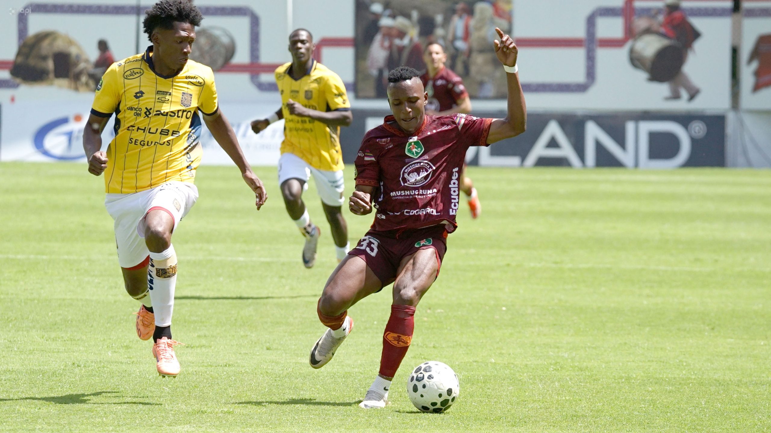 Deportivo Cuenca cayó frente a Mushuc Runa por la fecha 11 de la LigaPro 2026. Foto: API