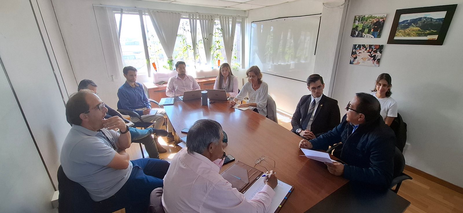 La reunión del Comité se reunió en sesión ordinaria para conocer los avances de la remediación de el Cajas. /Cortesía