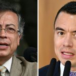 Petro y Noboa vuelven a enfrentarse por Jorge Glas en X. Foto: AFP
