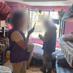 Control ejecutado en una fundación de la provincia en la que se hallaron irregularidades como hacinamiento e insalubridad. /Cortesía