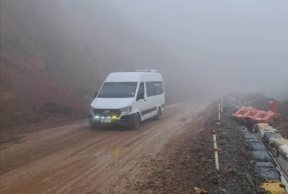 La vía Cuenca – Molleturo – El Empalme es una de las más afectadas por las lluvias. /Cortesía