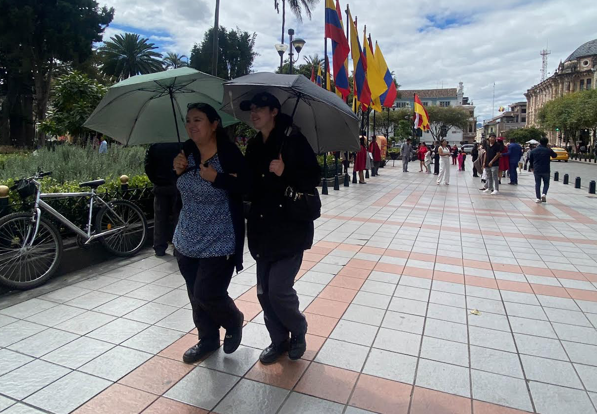Hasta el jueves 30 de abril de 2026 se prevé una reducción de las lluvias en Cuenca. /Archivo EL MERCURIO