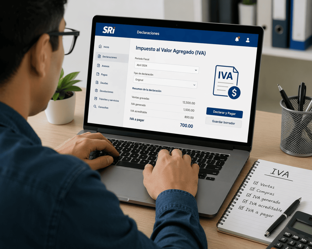 La declaración del IVA y el pago deberán hacerse conjuntamente desde junio. Foto referencial