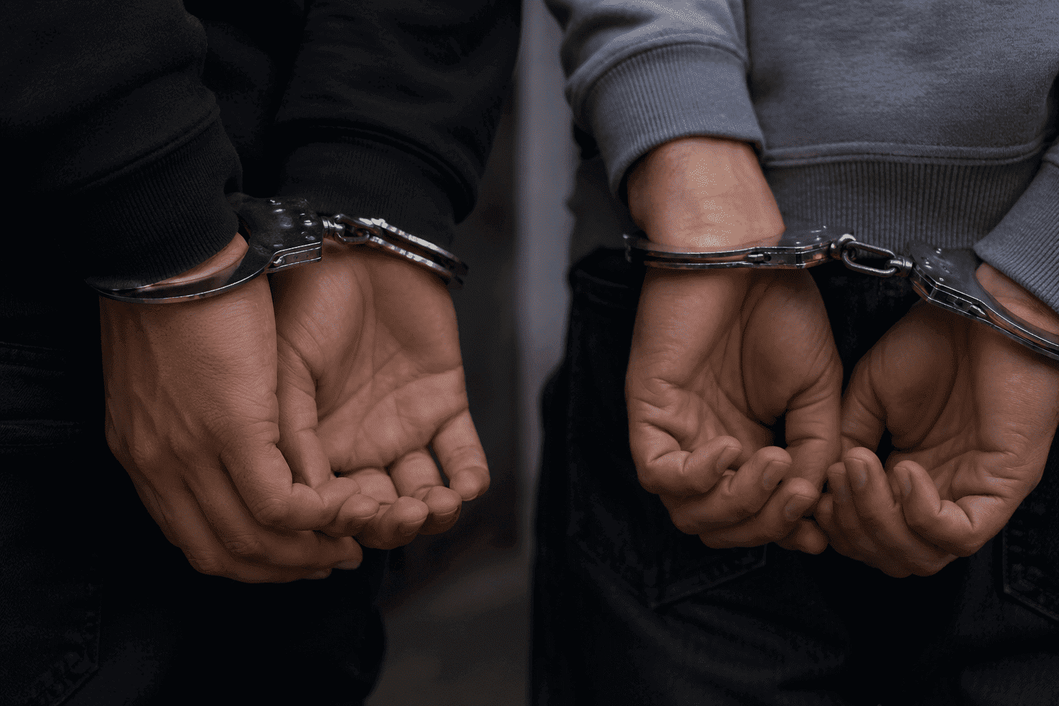 Dos hombres fueron detenidos por la Policía Nacional tras un secuestro en Cuenca. Foto referencial creada con IA