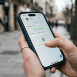 La extorsión se realizaba por WhatsApp a un comerciante de Cuenca. Foto referencial creada con IA