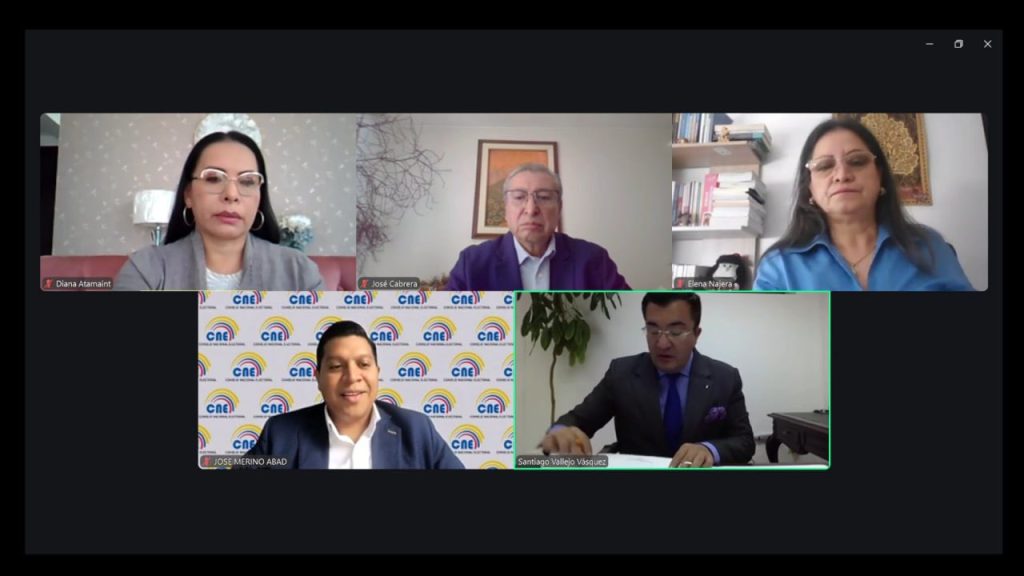 Este 26 de abril se realizó la sesión ordinaria en la que se canceló a los partidos Unidad Popular y Construye. Foto: CNE