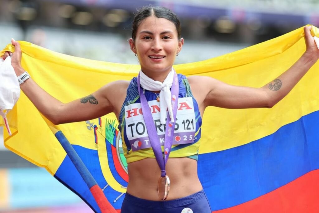 Paula Torres ganó el Mundial de Marcha en los 42 kilómetros. Foto archivo