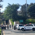 La Policía se encuentra en la avenida de las Américas investigando este nuevo asesinato en Cuenca. Foto: El Mercurio