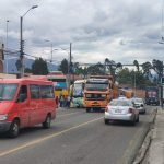 Tráfico vehicular en el Control Sur