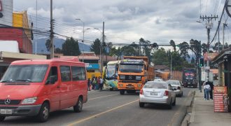 Tráfico vehicular en el Control Sur