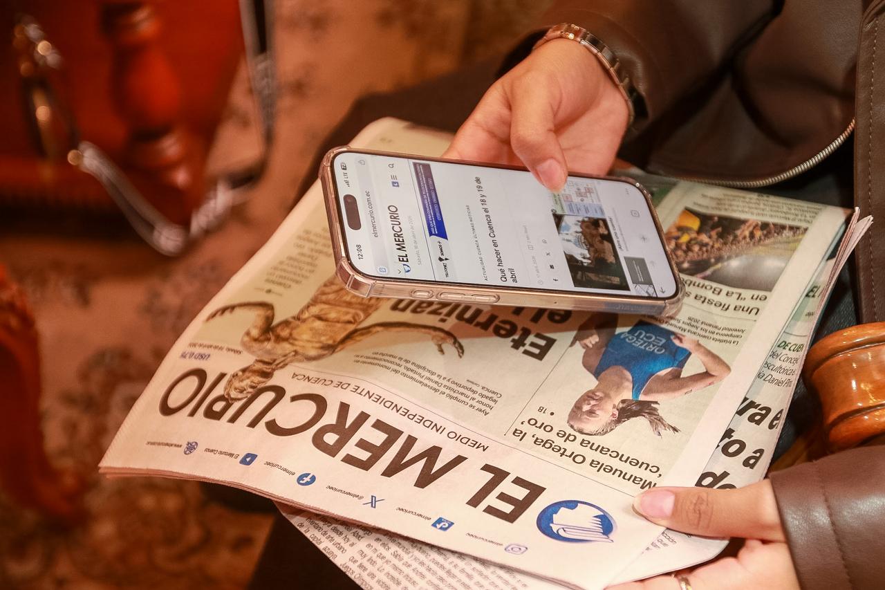 El Mercurio está presente en todas las plataformas para compartiles la información de Cuenca y Ecuador.